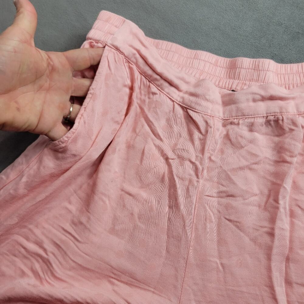Alfani‎ Intimates PJ Set Womens Size Medium Pink Polka Dot Button Top Slit Pant - Picture 4 of 15